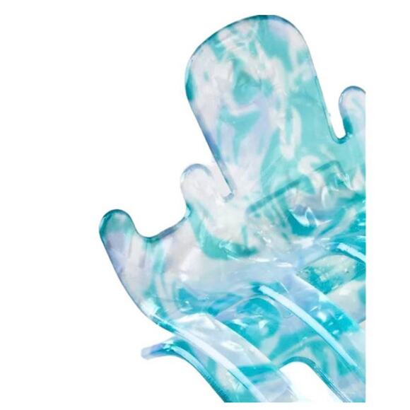 New Universal Thread Yoga Claw Hair Clip Blue - Picture 2 of 2